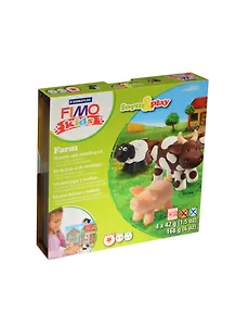FIMO kids form&play Детский набор Ферма (8034 01 LZ) (8+) (упаковка) (Эксмо)
