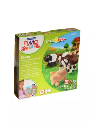 FIMO kids form&play Детский набор Ферма (8034 01 LZ) (8+) (упаковка) (Эксмо) — 2471270 — 1