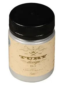 Краска акриловая TURY Design Di-7 Серебро (29-2) (60г) (банка) (TURY Valo)