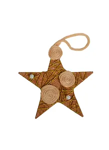 Игрушка "Звезда" из бумаг ручного отлива 14*14*2 см 00008575 (Нот)