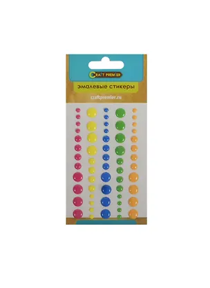 Эмалевые стикеры Craft Premier Монпансье (CP07004) (60шт) (5+) (упаковка) 2468438