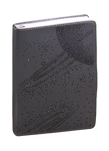 Ежедневник недатированный "Наппа", А5, 160 листов, серебряный