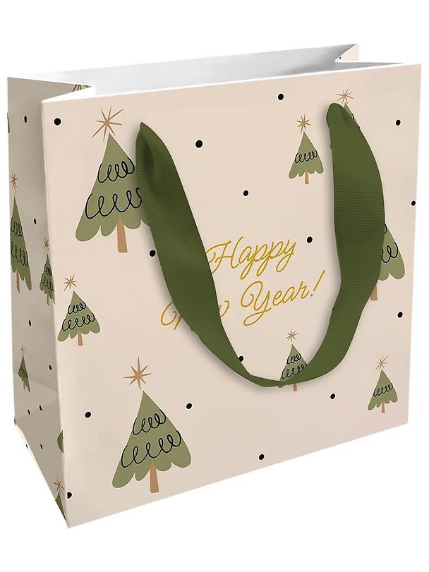 Пакет А4 20*20 "Spruce, елки", НГ, бум.мат.ламинат 3183011 — 1