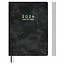 Еженедельник дат. 2026г. А4 80л "Тиволи делавэ" черный, кожзам, мягк.переплет, блинт.тиснение, офсет, тисн.фольгой, 2 ляссе, инд.уп — 3128850 — 2
