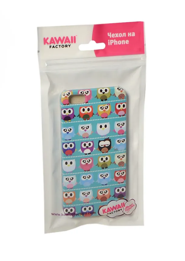Чехол для iPhone 5/5s Small owls (бирюзовый) 2404178 — 1