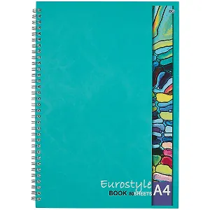 Тетрадь в клетку BG, Eurostyle, А4, 80 листов, в ассортименте