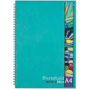 Тетрадь в клетку BG, Eurostyle, А4, 80 листов, в ассортименте 251616