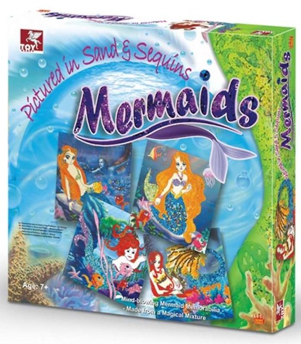 Рисунки из песка и пайеток Морские русалки (39465) (коробка) 2332714 — 1