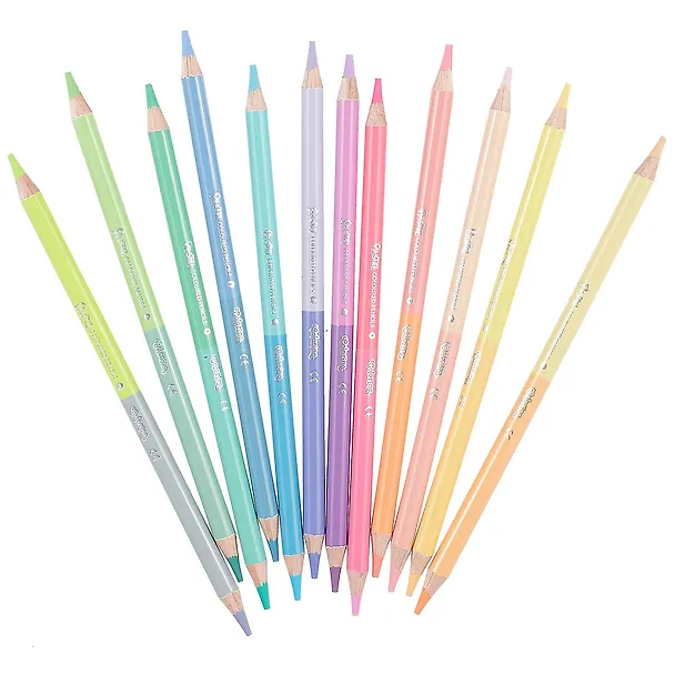 Карандаши цветные Colorino, Pastel, двухсторонние 24 цвета 12 штук 258604 — 2