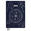Ежедневник дат. 2025г. А5 184л Нумеролог "Шиммер" синий, кожзам, мягк.переплет, тисн. фольгой, офсет, ляссе — 3054321 — 1
