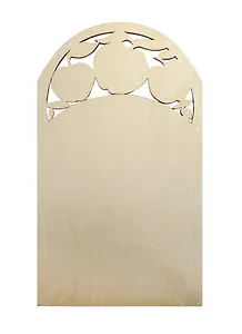 Форма для декора Разделочная доска Яблоневый сад (DZ00012) (фанера/150х250мм) (6мм) (ажур. резка)