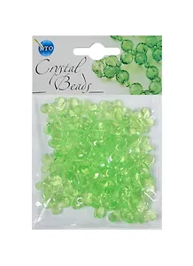 Набор бусин Кристальная игра Бабочки оливковые (CRP100) (упаковка)