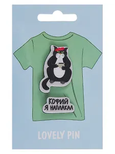 Набор значков Кофий наплакал (акрил)