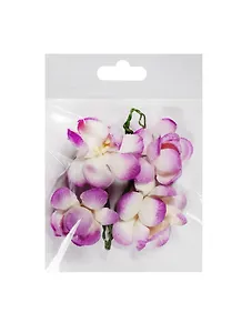 Цветы сакуры бело-фиолетовые (SCB291203) (d=3,5см) (набор/4шт.) (ScrapBerrys) (упаковка)