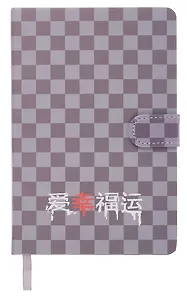 Книга для записей А5 112л "Гранж", с магнитной застежкой,Yoi