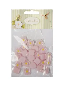 Цветок хризантема (В906) в пакете 25 шт, светло-розовый (11-08631-74)