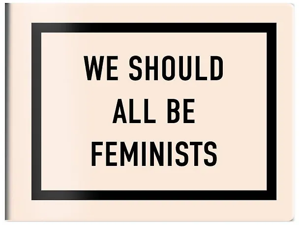Кардхолдер. We should all be feminists (в форме книжки, 215х65 мм) 369751 — 2