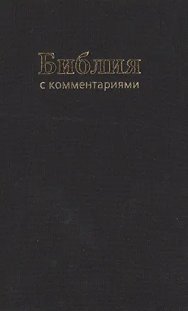 Книга Библия (1178)043DC TI с коммен.(чер.) ()