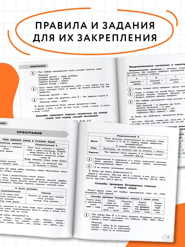 Книга Русский в схемах и таблицах: Все темы школьного курса. Тесты с ответами: 4 класс (Елена Нефедова, Ольга Узорова) — 7