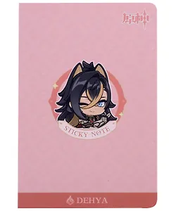 Блоки для записей, 4 штуки "Chibi Expression Dehya" диспенсер-книжка