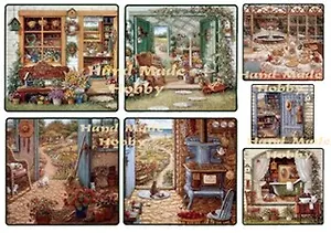 Декупажная карта Дачное настроение (27-0001) (А4)