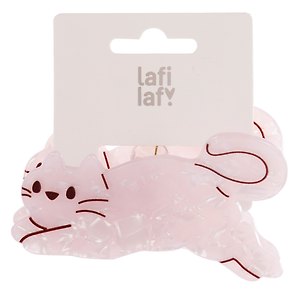 Заколка «Котик перламутровый», пластик, Lafilaf