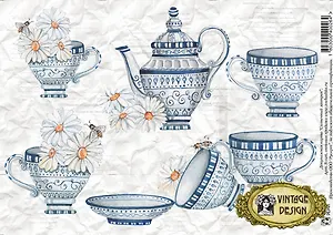 Декупажная карта Солнечный завтрак (S-026) (упаковка)