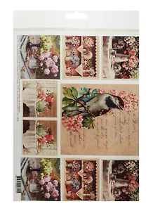 Декупажная карта Весенние напевы (A4) (Karal313)