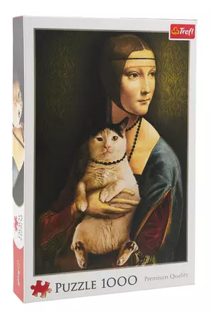 Пазл Дама с кошкой (Lady with a Cat), 1000 деталей. 68,3х48 см. — 3048869 — 1