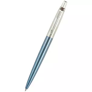 Ручка шариковая Parker, Jotter Waterloo Blue CT, подарочная синяя — 242970 — 1