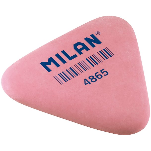 Ластик/Стирательная резинка Milan/Милан 4865, треугольный, синтетический каучук, 36*33*6мм 351493 — 1