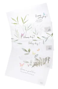 Папка-конверт А4 на кнопке "Happy every day", ассорти