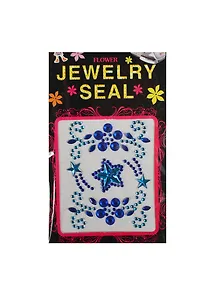 Стразы отдельные на пленке Jewelry Seal (1461-2/23) (сине-голубая звезда)