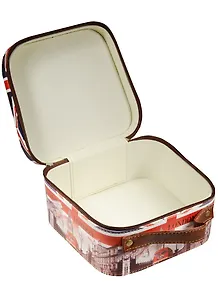 Шкатулка Лондон (21х20х11см) (кожзам) (35018)