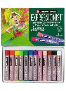 Пастель масляная 12цв "Cray-Pas Expressionist" для начинающих