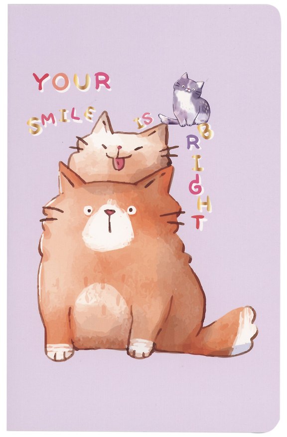 Тетрадь общая «Your smile is bright», 32 листа в клетку, А5 - Kairui 3020818 — 1