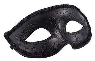 Маска с узором Черная (17х8) (пластик) (12-BaoZun-M15) 3047279