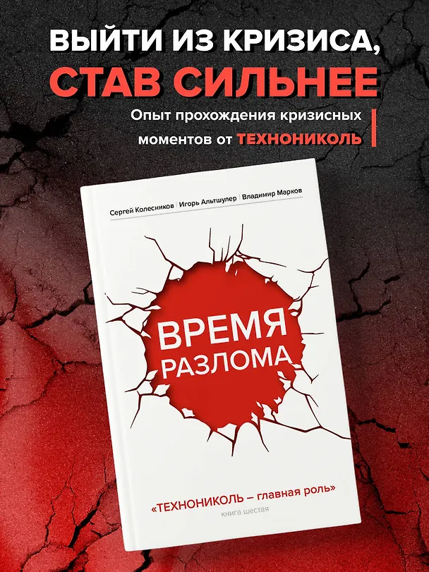 Книга Время разлома. ТЕХНОНИКОЛЬ — главная роль (Сергей Колесников, Игорь Альтшулер, Владимир Марков) — 5