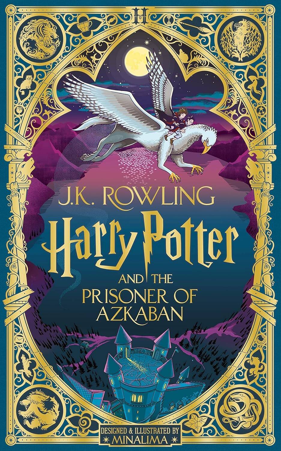 Обложка книги «Harry Potter and the Prisoner of Azkaban MinaLima Ed J.K. Rowling Гарри Поттер и узник Азкабана Дж.К Роулинг изд МинаЛима / Книги на английском языке»