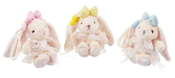 Мягкая игрушка Кролик в кружевном платье (17см) (12-20251028-51L) 3135999 — 3