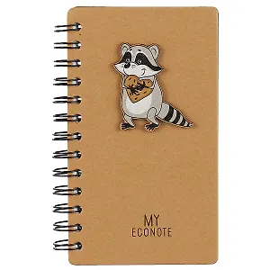 Записная книжка «My econote. Енот с печенькой», 200 страниц