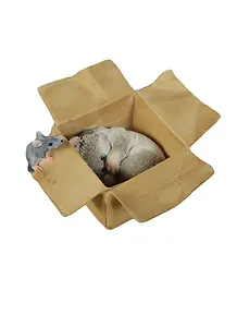 Фигурка Кошка с мышкой в коробке (4см) (450-531)