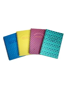 Тетрадь 90л кл. "Fleeting time" пласт.обл., спираль, инд.уп., ассорти, AnAn