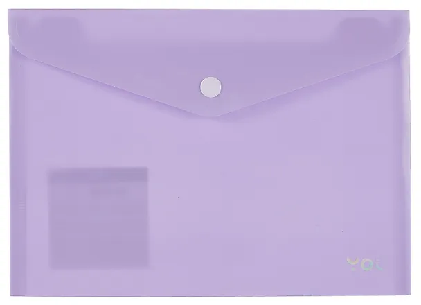 Папка -конверт А5 на кнопке «Pastel», в ассортименте, Yoi 3054320 — 7