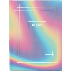 Ежедневник недат. А6 128л "Голография" 7БЦ, покрытие Soft touch, офсет 261115