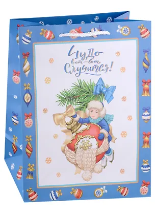 Пакет А4 32*26*12,7 "На встречу Новому Году!" Новый год, бум.мат. 2957399