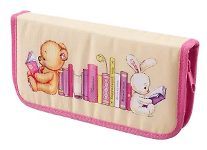 Пенал школьный Феникс + "Милые друзья" 20*10*2.5 см, полиэстер