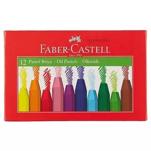 Пастель масляная Faber-Castell, 12 цветов — 233167 — 1