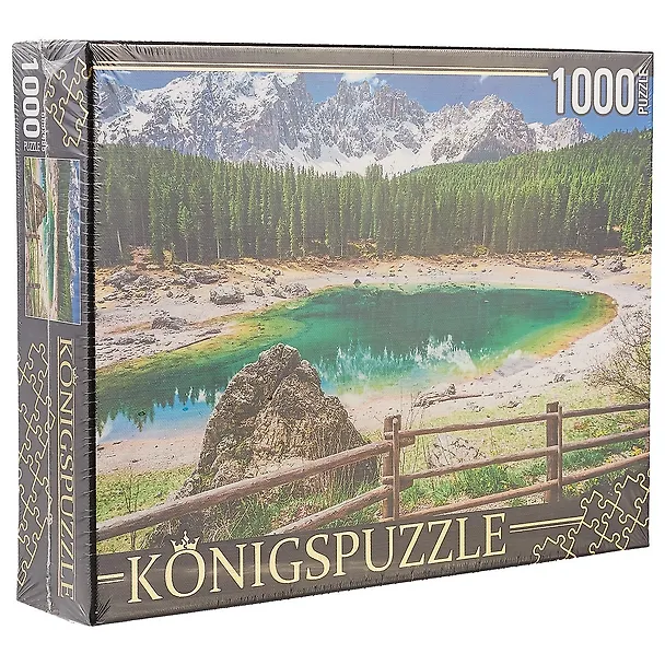 Пазл 1000 Konigspuzzle Италия Озеро Радуги (ГИК1000-8261) (коробка) 2640669 — 2