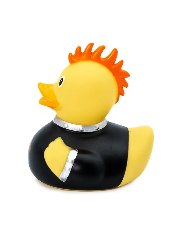 Игрушка для ванной, уточка резиновая FUNNY DUCKS "Панк уточка" (1878) 3122149 — 3